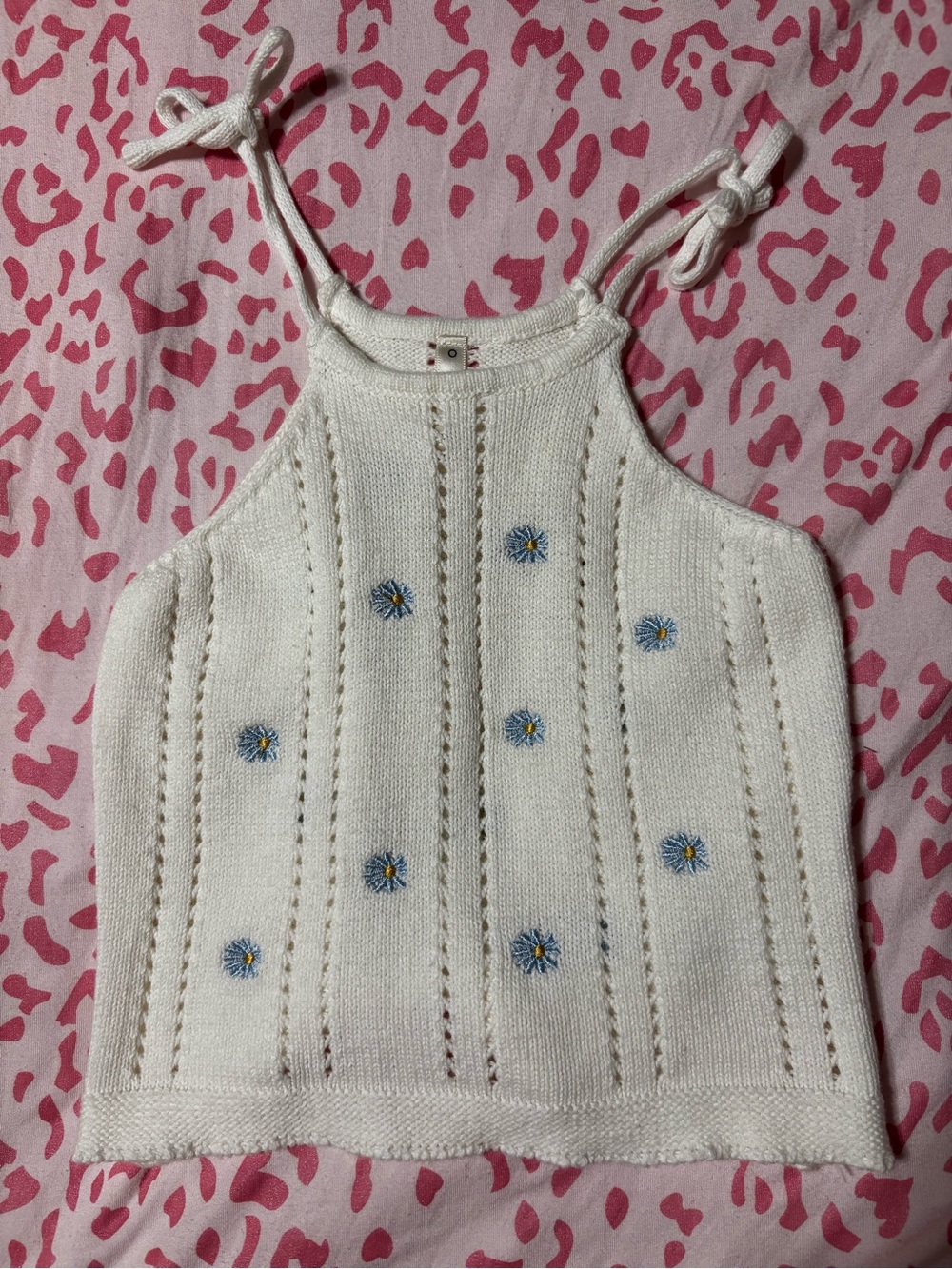 Oat Co Heirloom Tank | Blue Daisies
